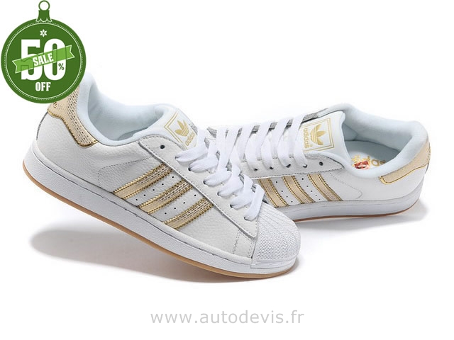 adidas superstar femme doré